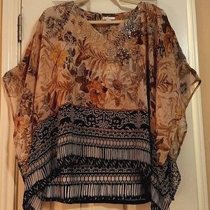 Cato 2 layer flowy top